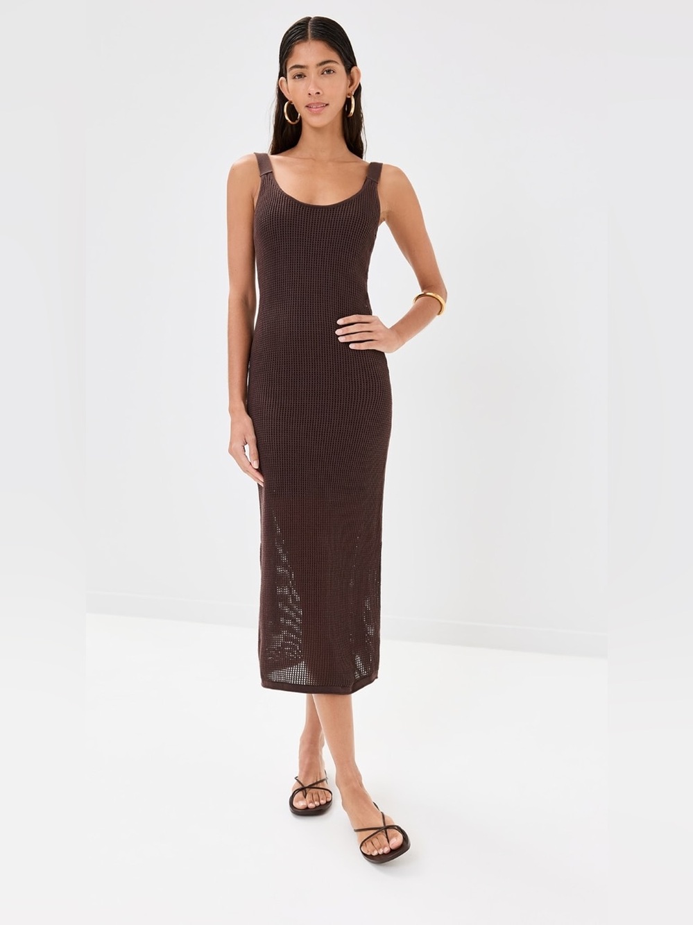 STAUD Jessica Cover Up Crochet Dress